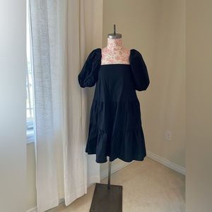 H&M Puff-sleeved Dress
